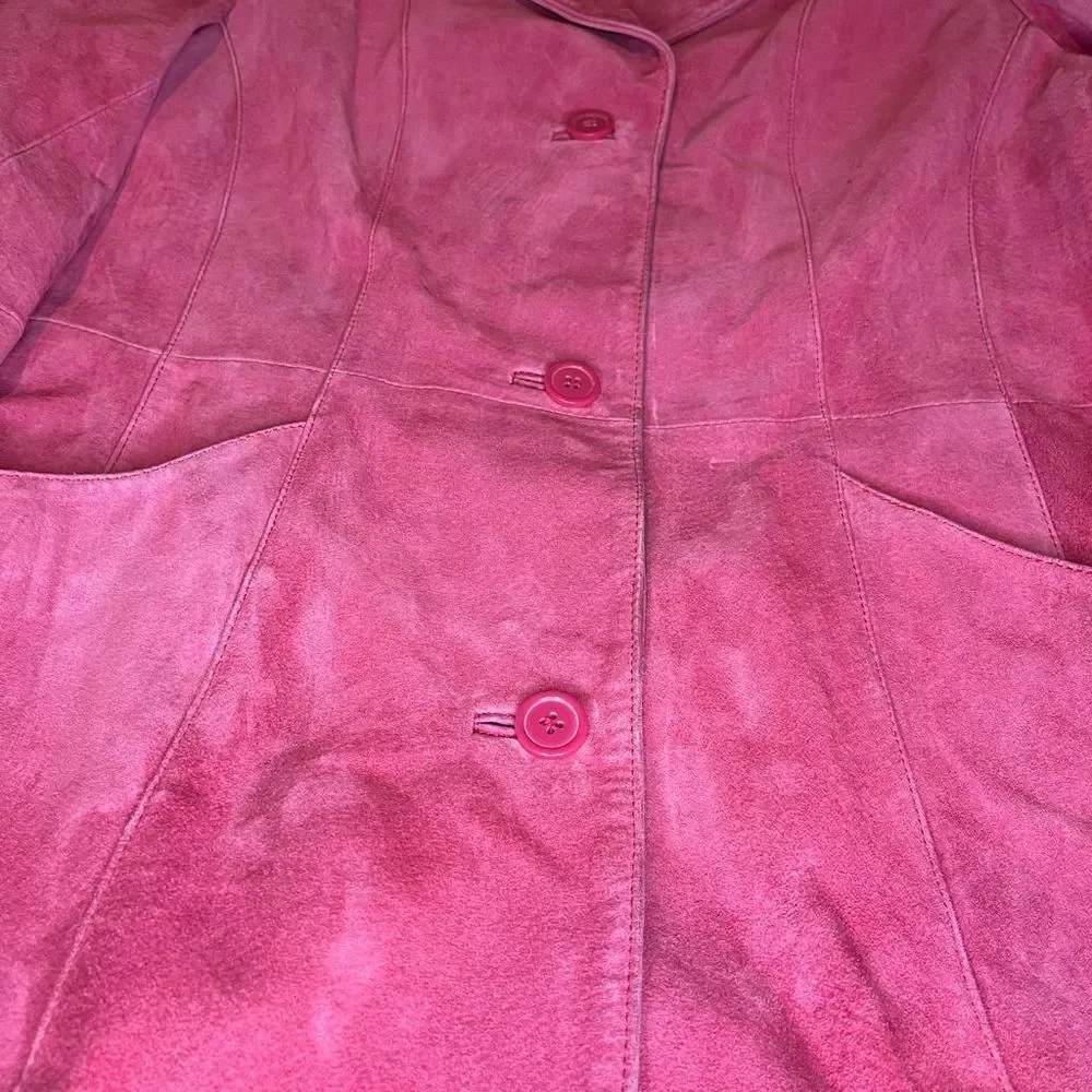 Dialogue Suede Jacket SZ M - Picture 4 of 11